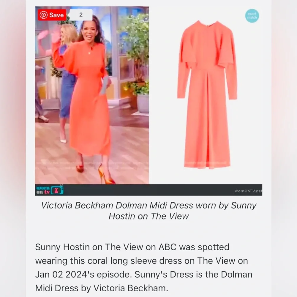 NWT Victoria Beckham Dolman Midi Dress Size 2 Msrp 1350 - Picture 11 of 13